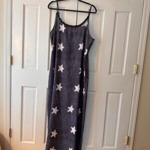 MISSLOOK Star Maxi Dress with Lace Trim - Size Large